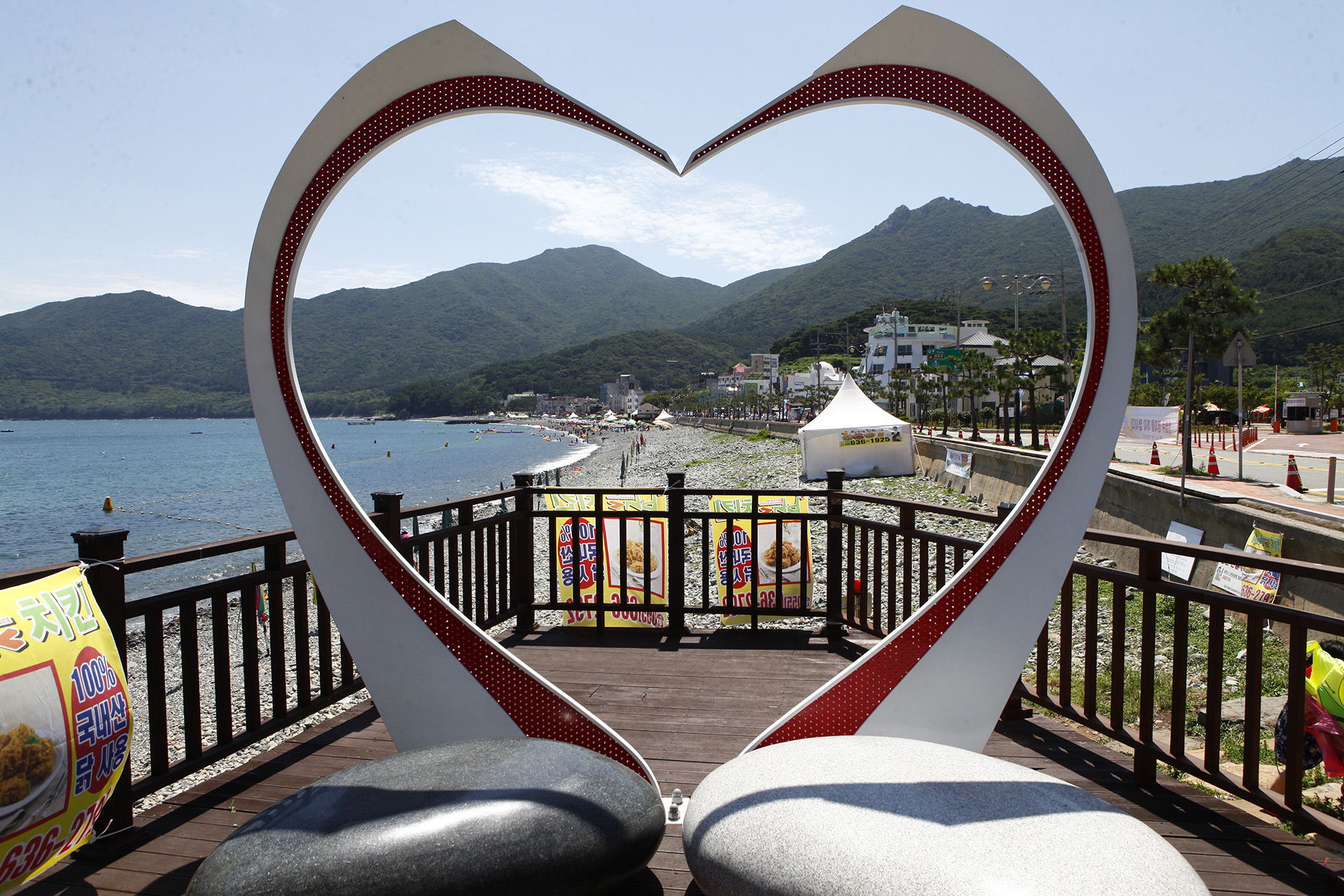 학동 흑진주 몽돌해변